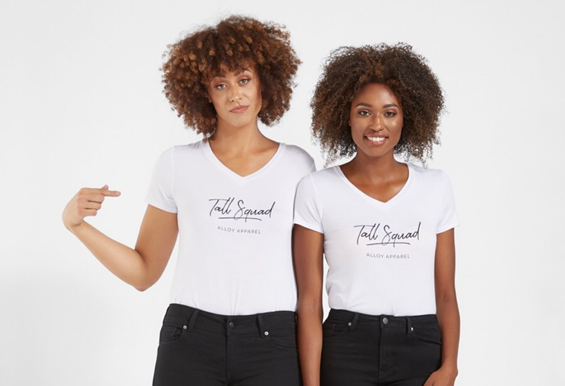 Alloy Apparel ecommerce client